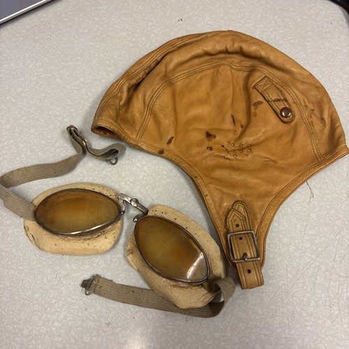Vintage leather aviator - leather, flight