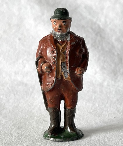Vintage lead toy soldier - lead, j