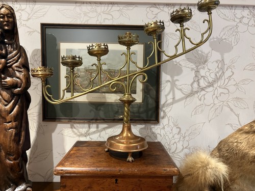 Antique candle holder - holder, chamber
