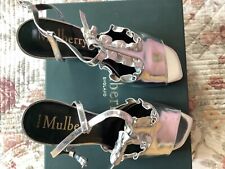 Mulberry silver sandals size 5(38)