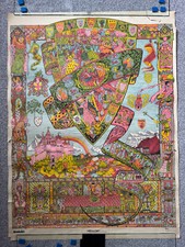 1973 DoodleArt/Doodle Art coloured print poster - 'Heraldry' with original tube
