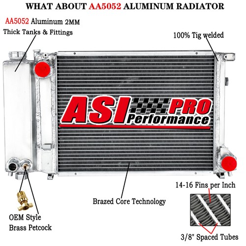 Row aluminum radiator for - 2,