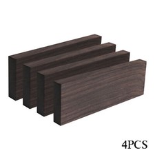 2/4 Pcs Black Ebony Lumber