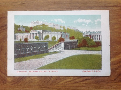 Vintage postcard edinburgh - postcard,