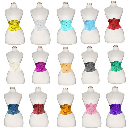 Women underbust satin - satin, heavy