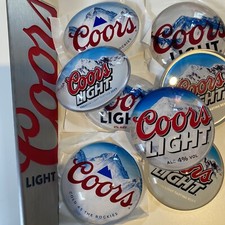 COORS (LIGHT) BRANDING Badges, Handles, Pub, Bar, Ale, Mancave, Beer Pump, Font,