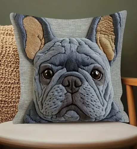 French bull dog - bull, cushion