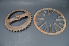 2 Cast Iron Rings,Old Stove