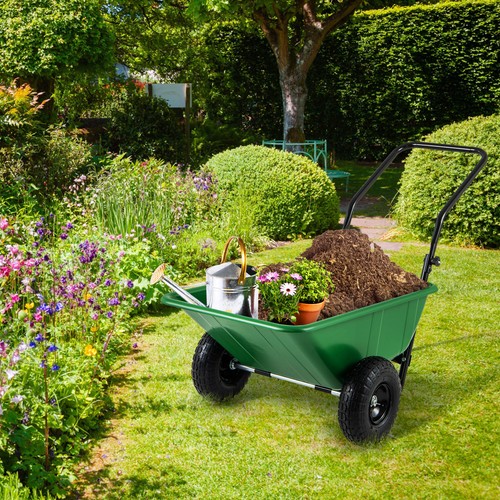 Dual wheel wheelbarrow - dual-wheel,