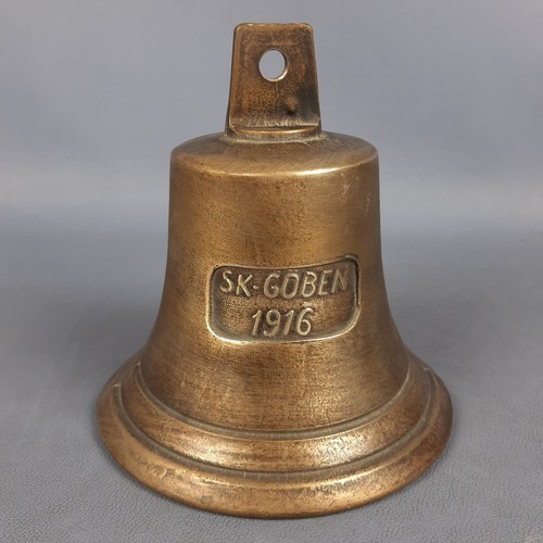 Antique bronze ship bell - bronze,