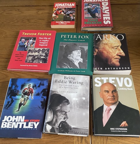 Rugby league books - rugby,
