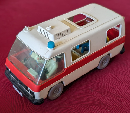 Playmobil 1970s ambulance with - playmobil,