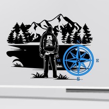 2 x large Mountain range with