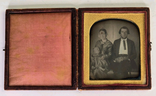 Antique daguerreotype photo - antique,
