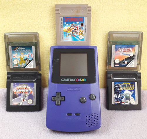Nintendo gameboy color grape - color,