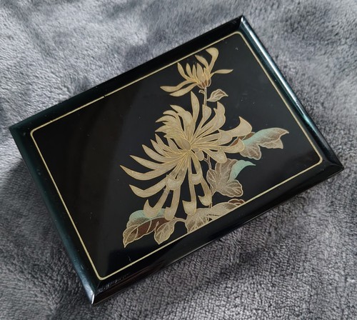 Vintage japanese black lacquer - vintage,