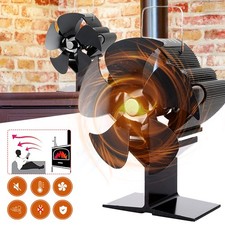 Stove Fan for Log Burners Heat