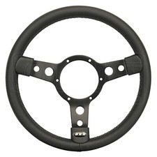 Mountney Traditional 13 Inch Vinyl Steering Wheel - Black Centre 33SBV