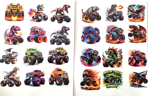 Monster jam trucks - 24, x