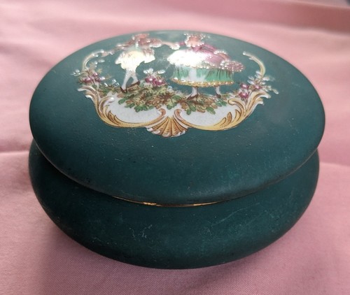 Vintage limoges france - vintage, green