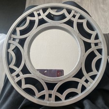 B&M Mirror With Plastic Frame Gun Metal Grey