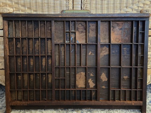 Antique letterpress printer - antique,