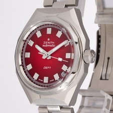 Zenith defy revival red dial - zenith,