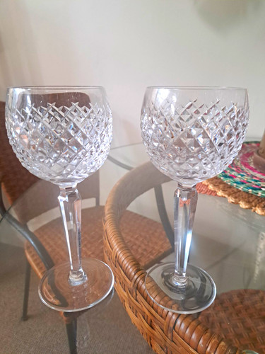 Pair vintage waterford crystal - waterford,