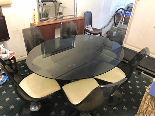 1970s chromecraft tulip - chromecraft, dining