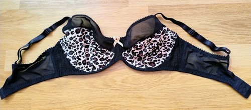 Black leopard print mesh - f&f,