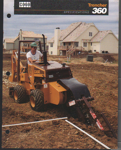 Case 360 trencher brochure - "360",