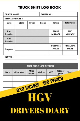 Hgv drivers diary - diary, 2026: