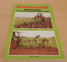 Dowdeswell Ploughs DP 8 Range Lightweight Reversible Leaflet