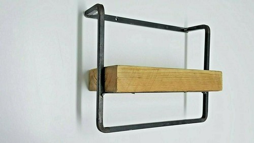 Industrial floating shelf - floating, with