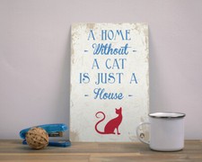 Metal wall sign - wall,
