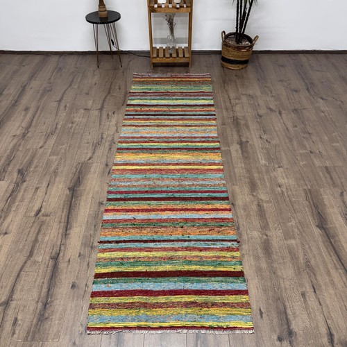 Vintage turkish hallway rug - turkish,