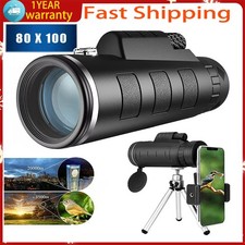 80x100 HD Monocular Telescope