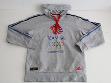 Adidas Team GB London 2012 Olympic Venue Collection Hoodie Grey M