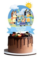 Bluey Cake Topper Personalised