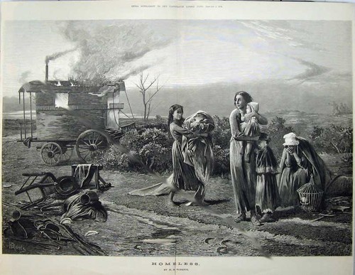 Original old antique - antique, print