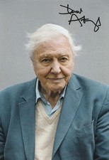 David Attenborough Hand Signed 6x4 Inch Photo