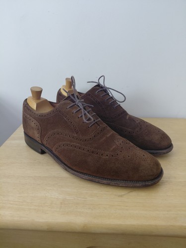Loake brown suede - brown, oxford