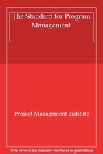 The Standard for Program Management By Project Management Institute