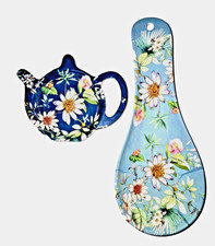 Floral Tea Bag Tidy Holder &