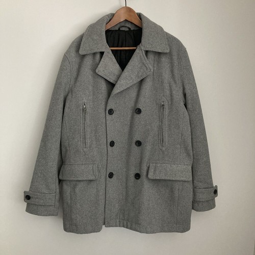 Next mens pea coat - pea, medium