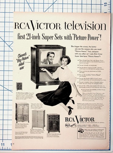 1950s rca victor television - rca,