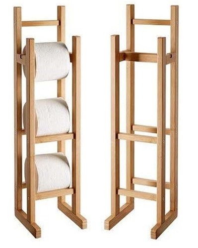 Bamboo wooden free standing - wooden,