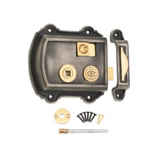 Rim latch victorian old - rim,