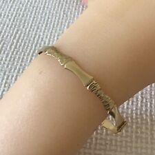  9ct Gold Bamboo Style Vintage