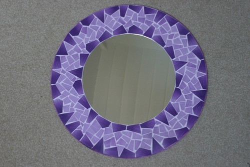 Hand crafted mosaic mirror - crafted,